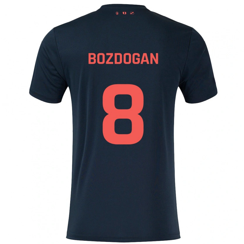 Danxen Herren Can Bozdogan #8 Schwarz Rot Auswärtstrikot Trikot 2024/25 T-Shirt