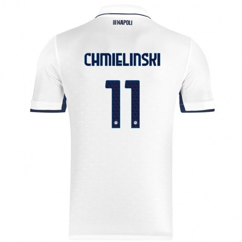 Danxen Herren Gina Chmielinski #11 Weiß Königsblau Auswärtstrikot Trikot 2024/25 T-Shirt