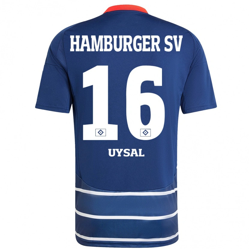 Danxen Herren Samed Uysal #16 Dunkelblau Auswärtstrikot Trikot 2024/25 T-Shirt