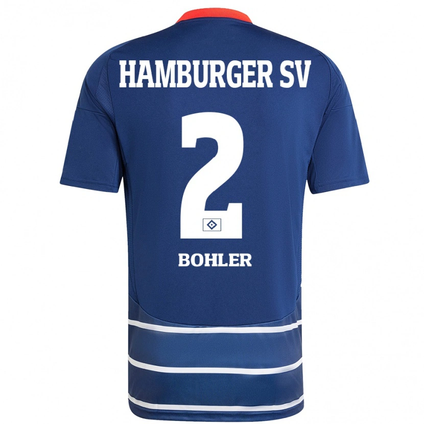 Danxen Herren Annaleen Böhler #2 Dunkelblau Auswärtstrikot Trikot 2024/25 T-Shirt