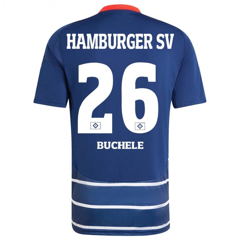 Danxen Herren Mia Büchele #26 Dunkelblau Auswärtstrikot Trikot 2024/25 T-Shirt