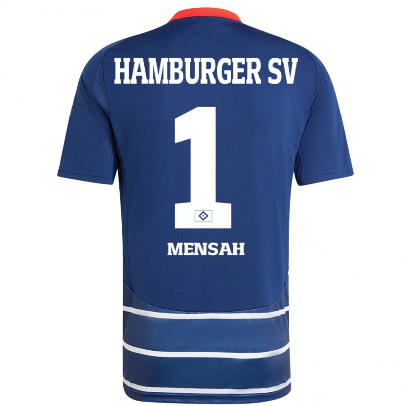 Danxen Herren Steven Mensah #1 Dunkelblau Auswärtstrikot Trikot 2024/25 T-Shirt