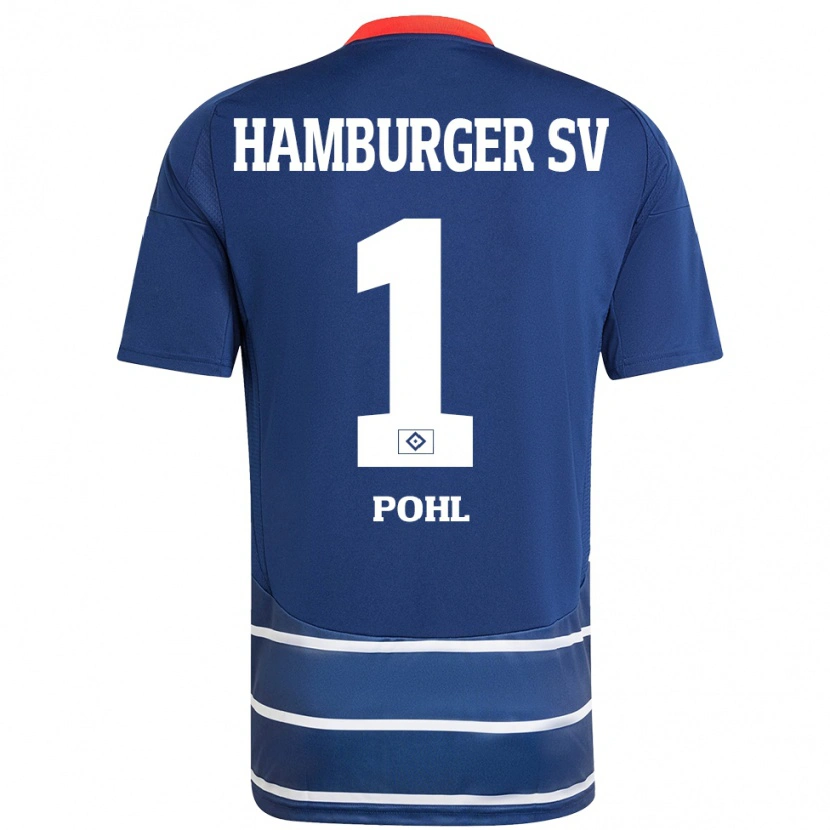 Danxen Herren Christina Pohl #1 Dunkelblau Auswärtstrikot Trikot 2024/25 T-Shirt