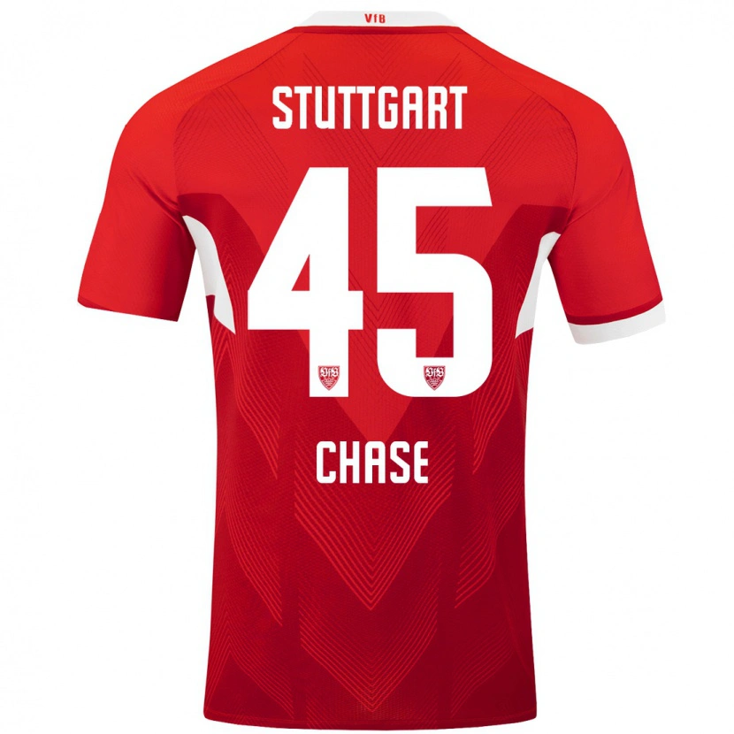 Danxen Herren Anrie Chase #45 Rot Weiß Auswärtstrikot Trikot 2024/25 T-Shirt