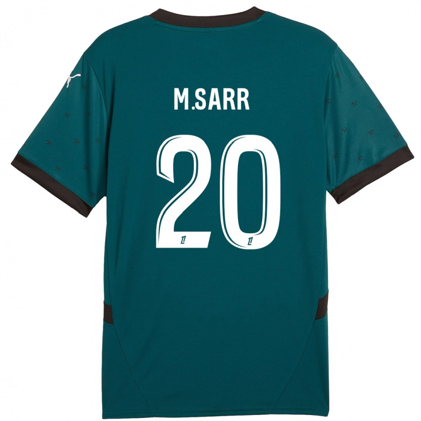 Danxen Herren Malang Sarr #20 Dunkelgrün Auswärtstrikot Trikot 2024/25 T-Shirt