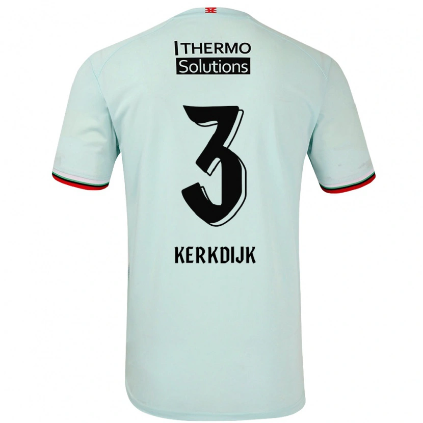 Danxen Herren Danique Kerkdijk #3 Hellgrün Auswärtstrikot Trikot 2024/25 T-Shirt