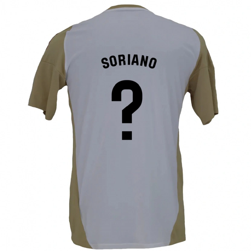 Danxen Herren Adrián Soriano #0 Braunweiß Auswärtstrikot Trikot 2024/25 T-Shirt