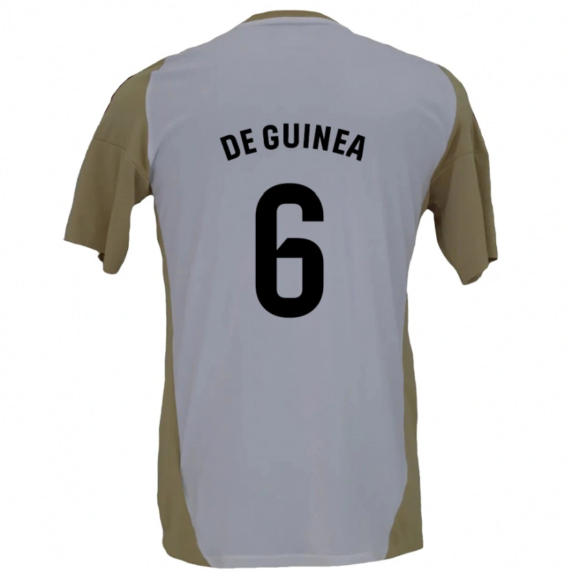 Danxen Herren Asier Ortiz De Guinea #6 Braunweiß Auswärtstrikot Trikot 2024/25 T-Shirt