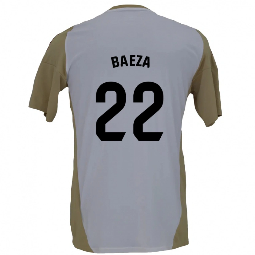 Danxen Herren Miguel Baeza #22 Braunweiß Auswärtstrikot Trikot 2024/25 T-Shirt