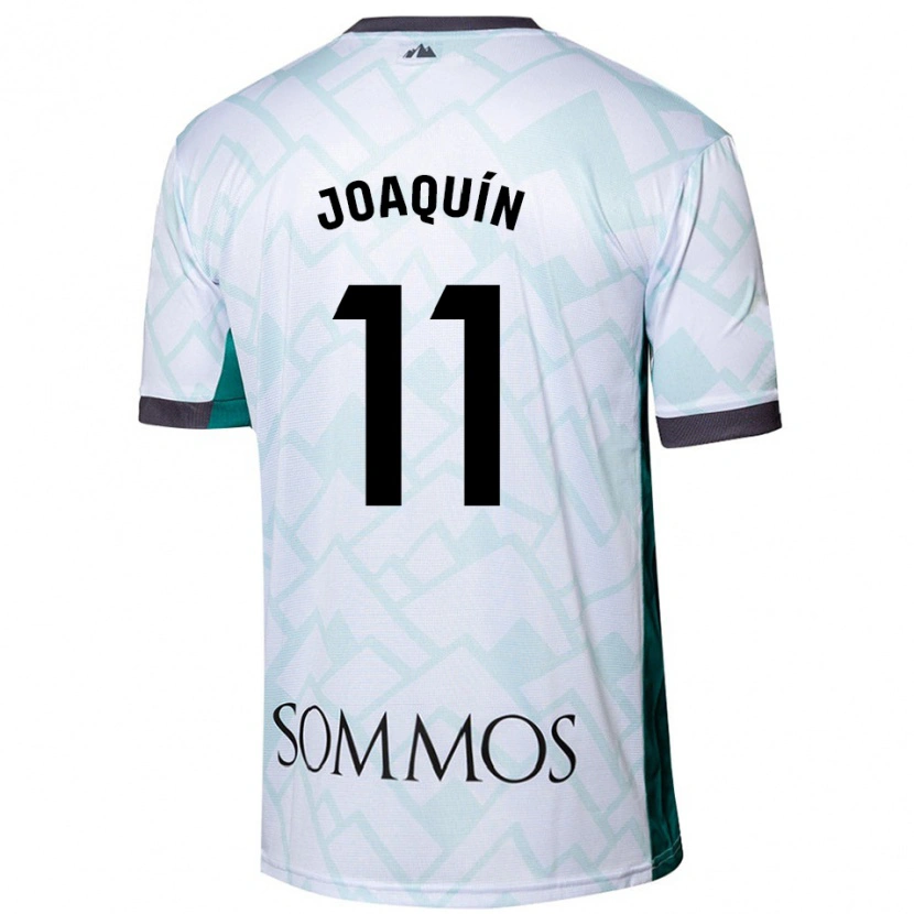 Danxen Herren Joaquín Muñoz #11 Weiß Grün Auswärtstrikot Trikot 2024/25 T-Shirt