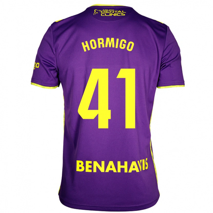 Danxen Herren Cintia Hormigo #41 Lila Gelb Auswärtstrikot Trikot 2024/25 T-Shirt