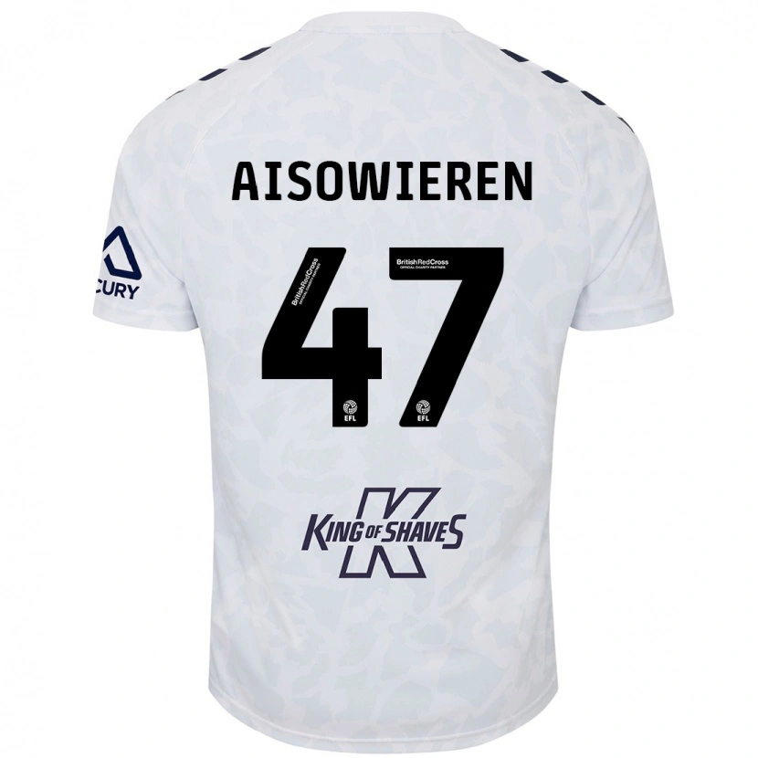 Danxen Herren Evan Eghosa Aisowieren #47 Weiß Auswärtstrikot Trikot 2024/25 T-Shirt