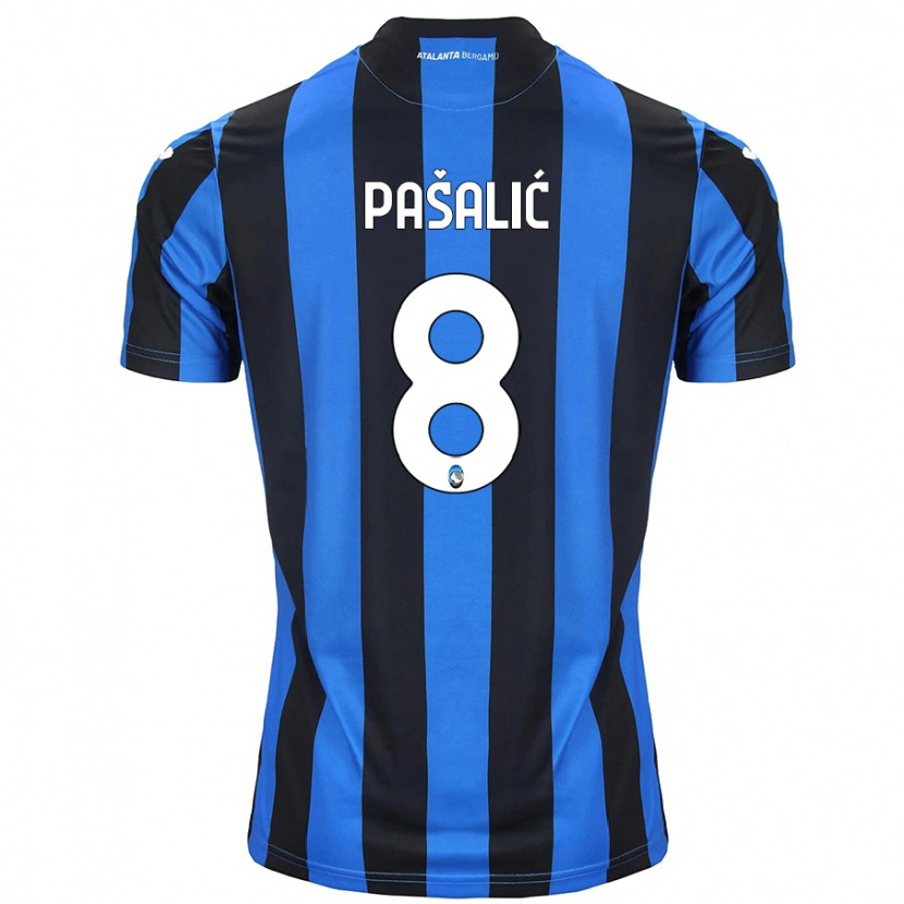 Danxen Damen Mario Pasalic #8 Blau Schwarz Heimtrikot Trikot 2024/25 T-Shirt