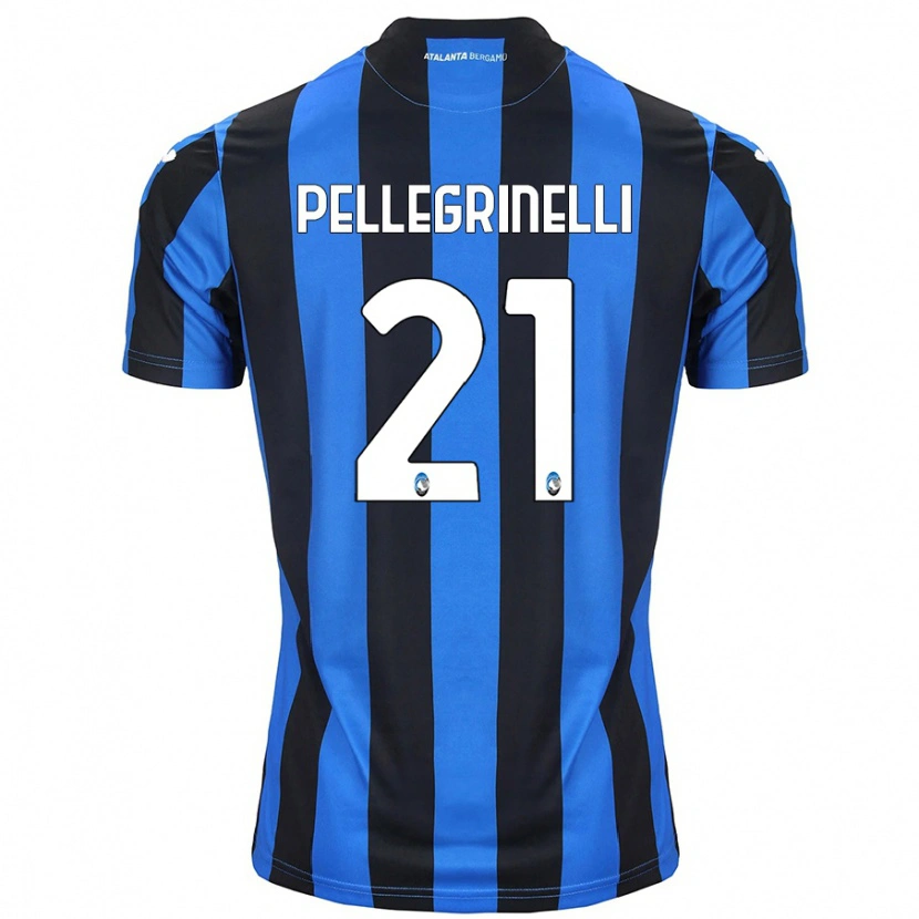 Danxen Damen Giorgia Pellegrinelli #21 Blau Schwarz Heimtrikot Trikot 2024/25 T-Shirt