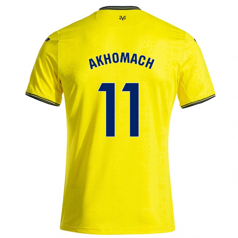 Danxen Damen Ilias Akhomach #11 Gelb Schwarz Heimtrikot Trikot 2024/25 T-Shirt