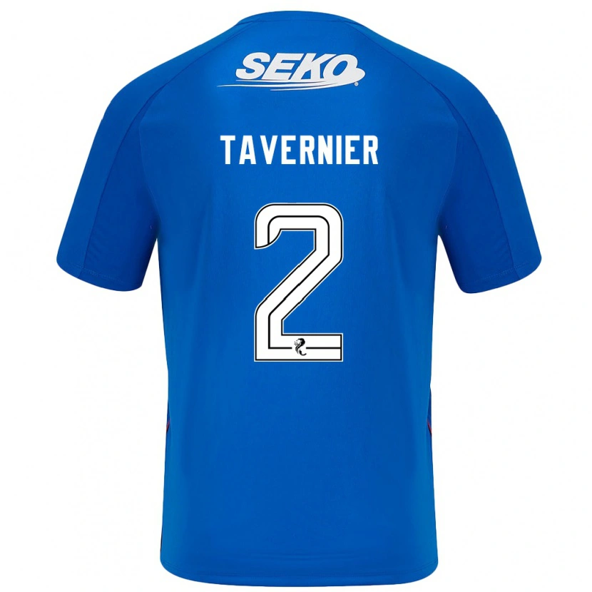 Danxen Damen James Tavernier #2 Dunkelblau Heimtrikot Trikot 2024/25 T-Shirt