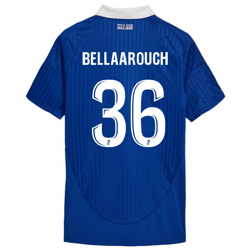 Danxen Damen Alaa Bellaarouch #36 Blau Weiß Heimtrikot Trikot 2024/25 T-Shirt