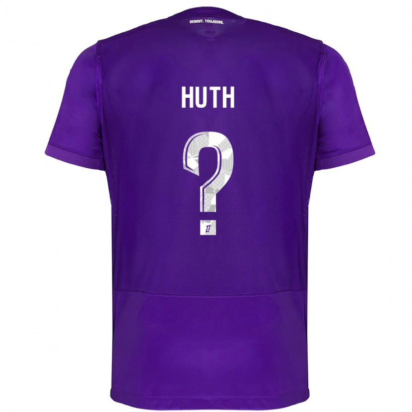 Danxen Damen Lony Huth #0 Violett Weiß Heimtrikot Trikot 2024/25 T-Shirt