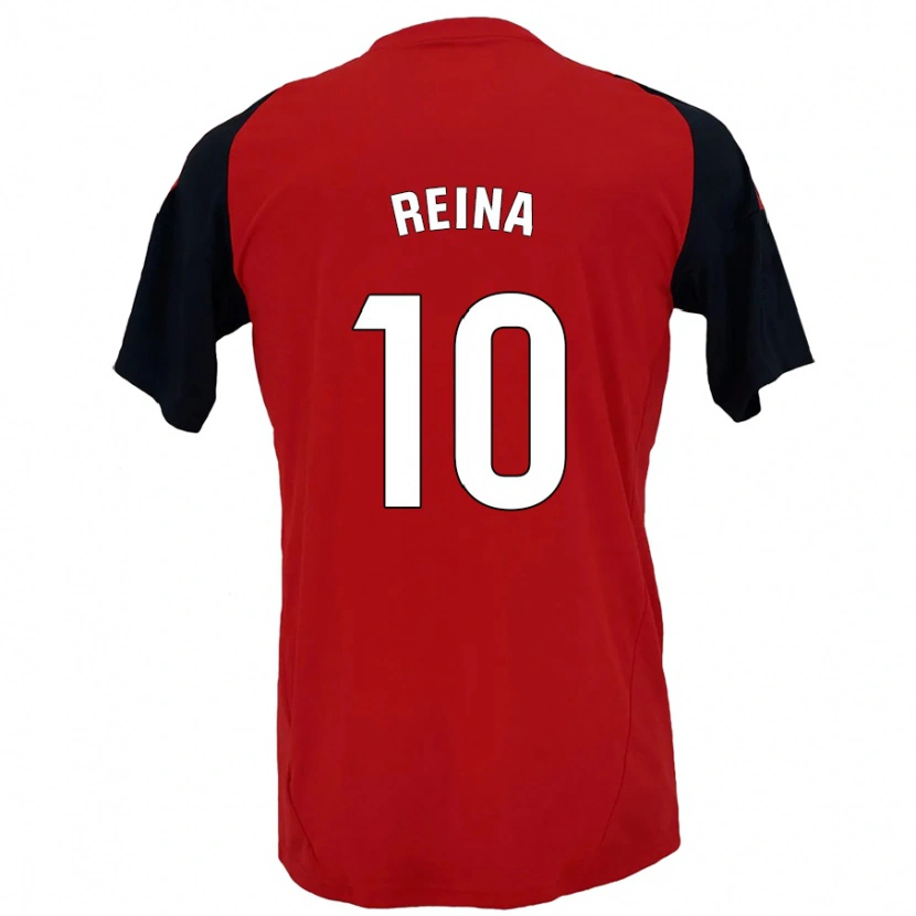 Danxen Damen Alberto Reina #10 Rot Schwarz Heimtrikot Trikot 2024/25 T-Shirt