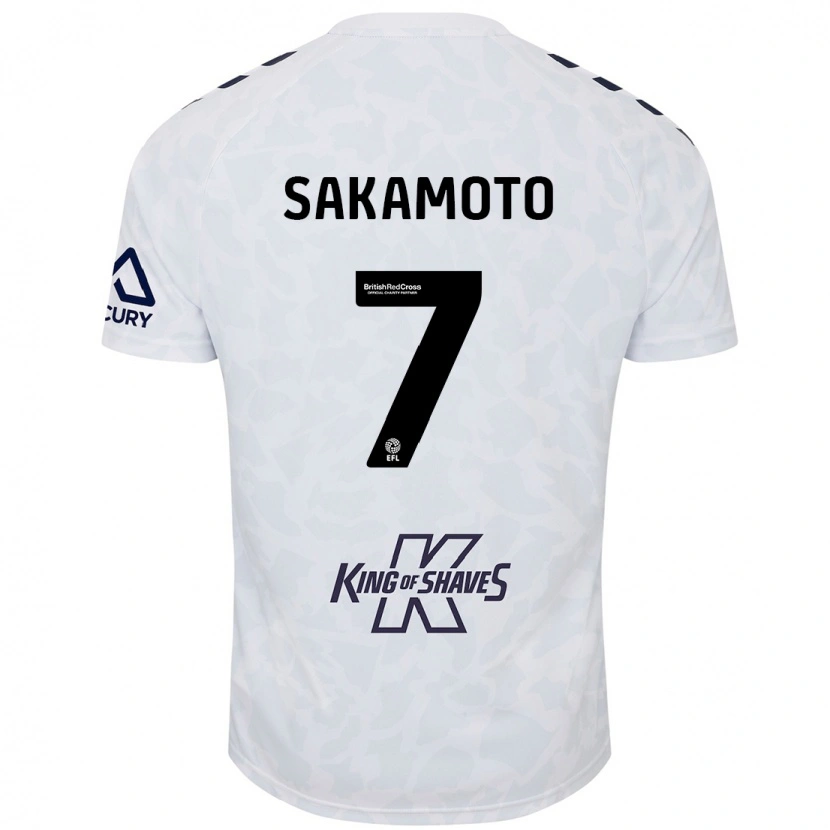 Danxen Damen Tatsuhiro Sakamoto #7 Weiß Auswärtstrikot Trikot 2024/25 T-Shirt