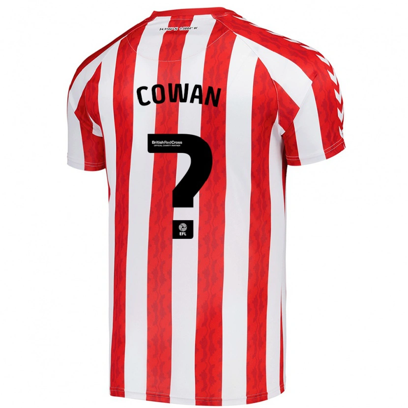 Danxen Kinder Joe Cowan #0 Rot Weiß Heimtrikot Trikot 2024/25 T-Shirt