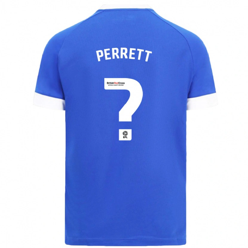 Danxen Kinder Troy Perrett #0 Himmelblau Heimtrikot Trikot 2024/25 T-Shirt