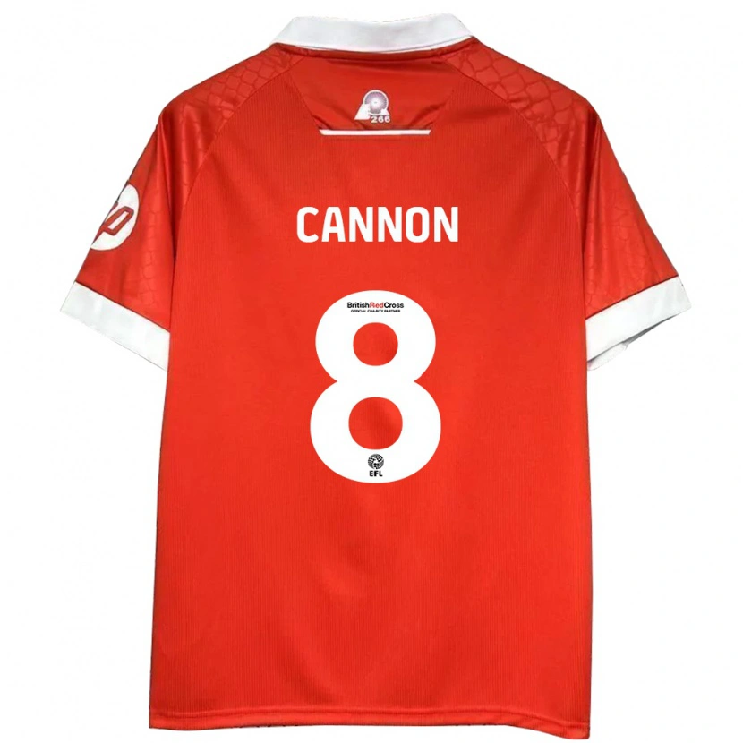 Danxen Kinder Andy Cannon #8 Rot Weiß Heimtrikot Trikot 2024/25 T-Shirt