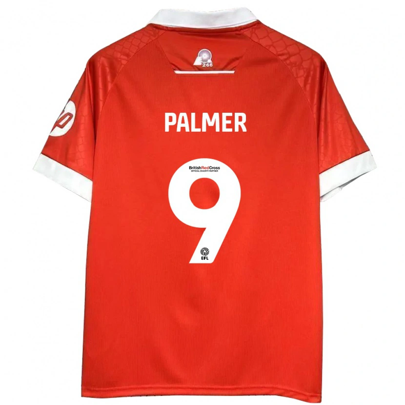 Danxen Kinder Ollie Palmer #9 Rot Weiß Heimtrikot Trikot 2024/25 T-Shirt