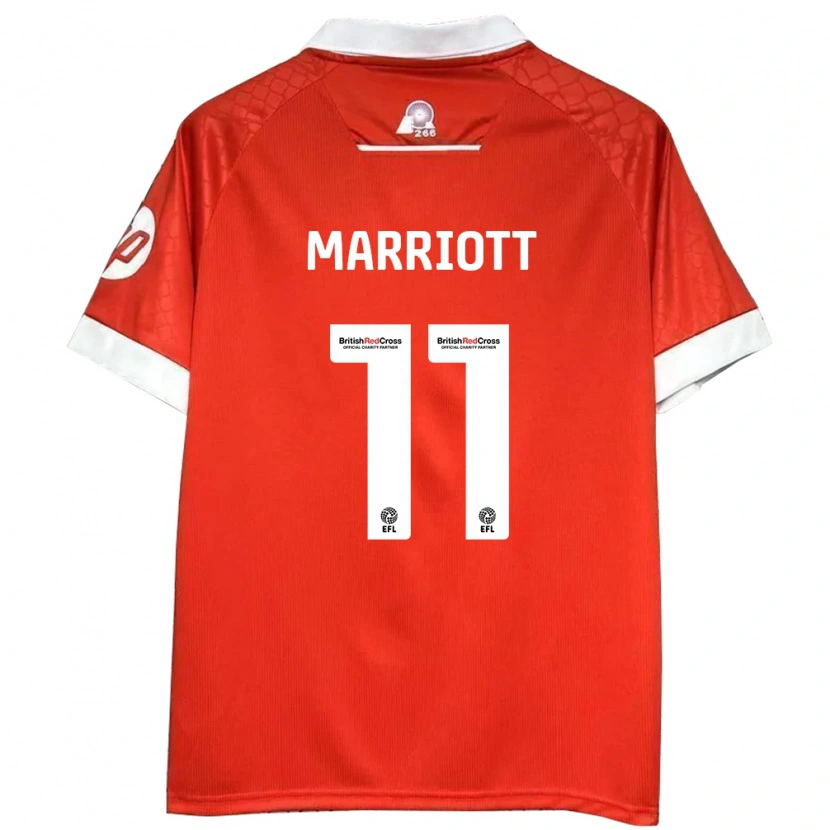 Danxen Kinder Jack Marriott #11 Rot Weiß Heimtrikot Trikot 2024/25 T-Shirt