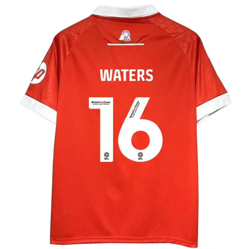 Danxen Kinder Billy Waters #16 Rot Weiß Heimtrikot Trikot 2024/25 T-Shirt