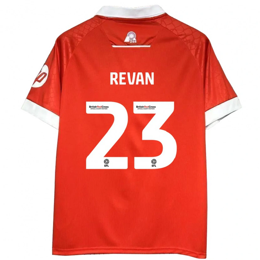 Danxen Kinder Sebastian Revan #23 Rot Weiß Heimtrikot Trikot 2024/25 T-Shirt