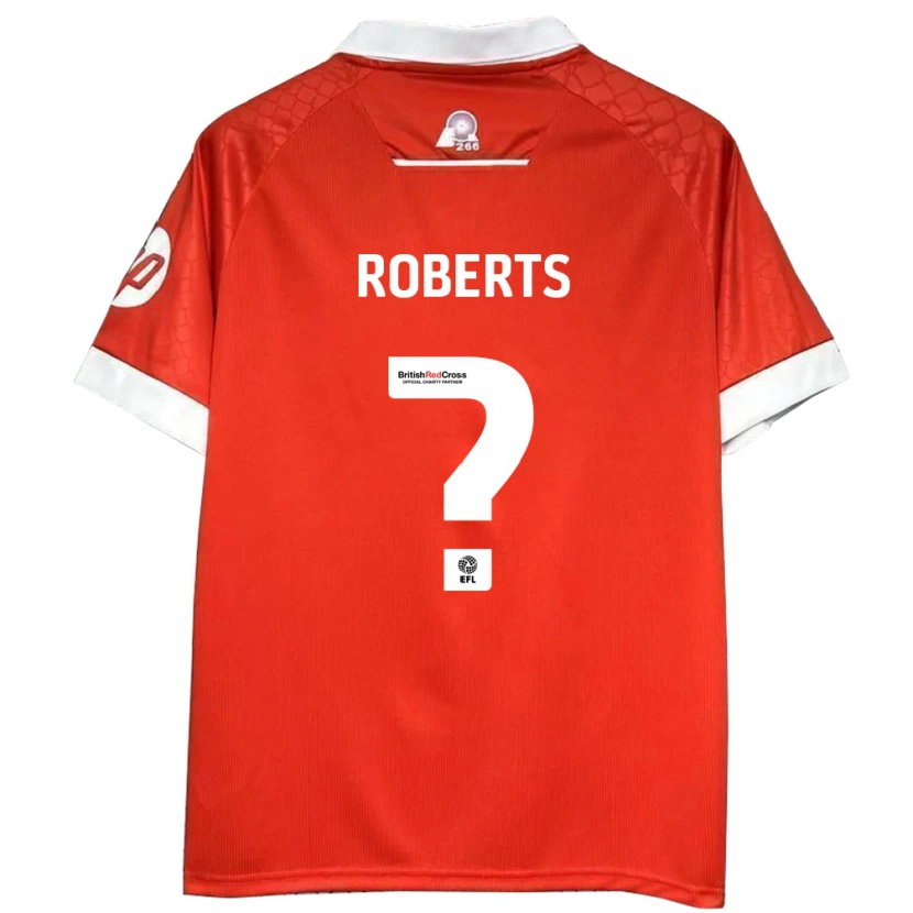 Danxen Kinder Hari Roberts #0 Rot Weiß Heimtrikot Trikot 2024/25 T-Shirt