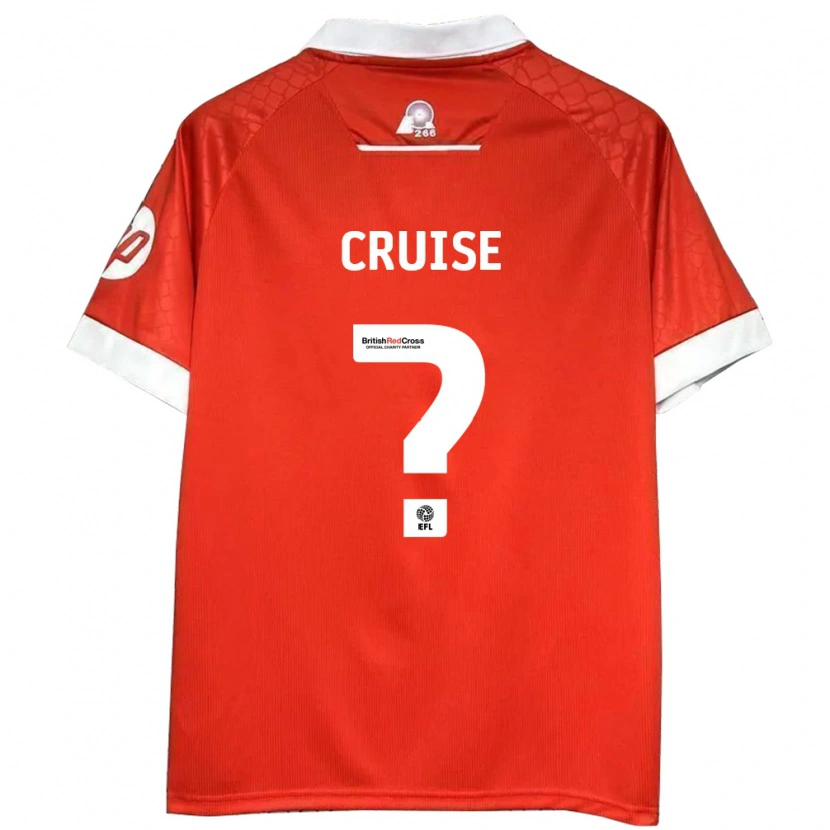 Danxen Kinder George Cruise #0 Rot Weiß Heimtrikot Trikot 2024/25 T-Shirt