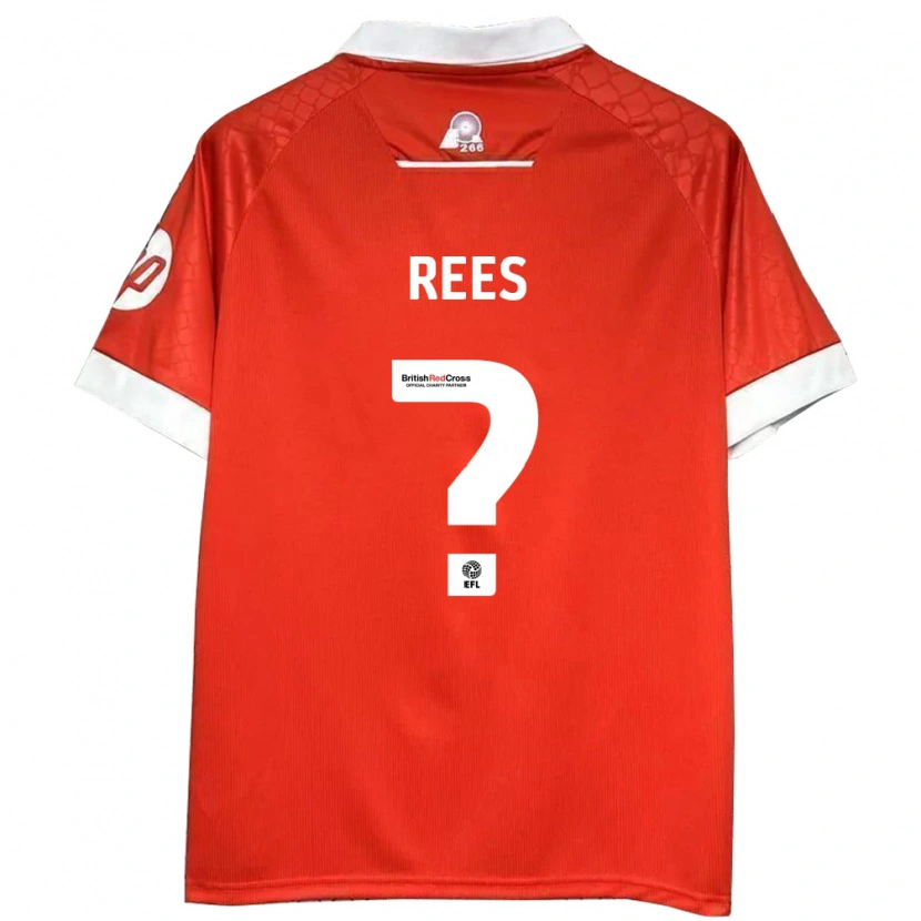 Danxen Kinder Joe Rees #0 Rot Weiß Heimtrikot Trikot 2024/25 T-Shirt