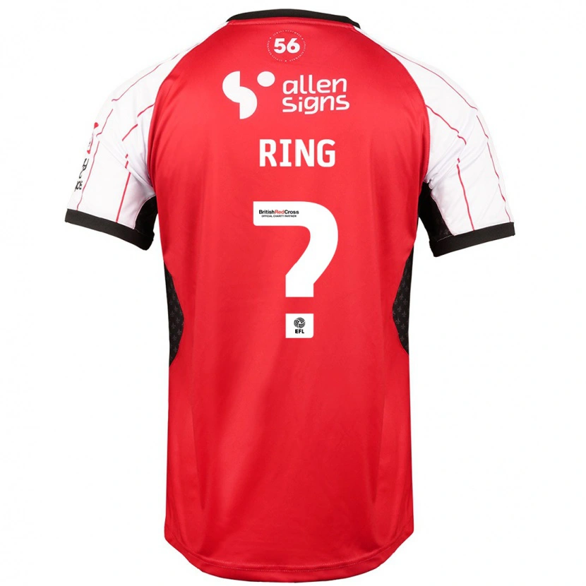 Danxen Kinder Erik Ring #0 Weiß Heimtrikot Trikot 2024/25 T-Shirt