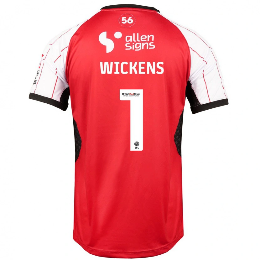 Danxen Kinder George Wickens #1 Weiß Heimtrikot Trikot 2024/25 T-Shirt