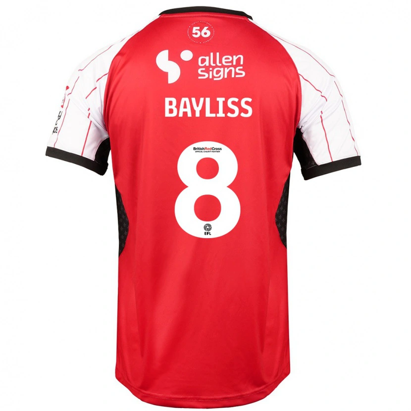 Danxen Kinder Tom Bayliss #8 Weiß Heimtrikot Trikot 2024/25 T-Shirt