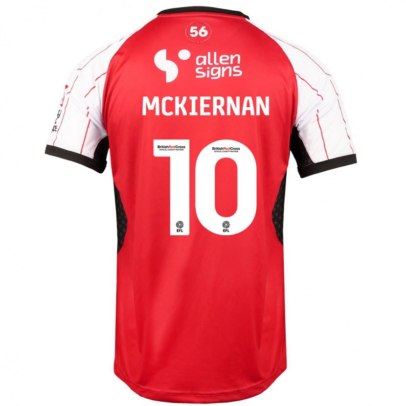 Danxen Kinder Jj Mckiernan #10 Weiß Heimtrikot Trikot 2024/25 T-Shirt