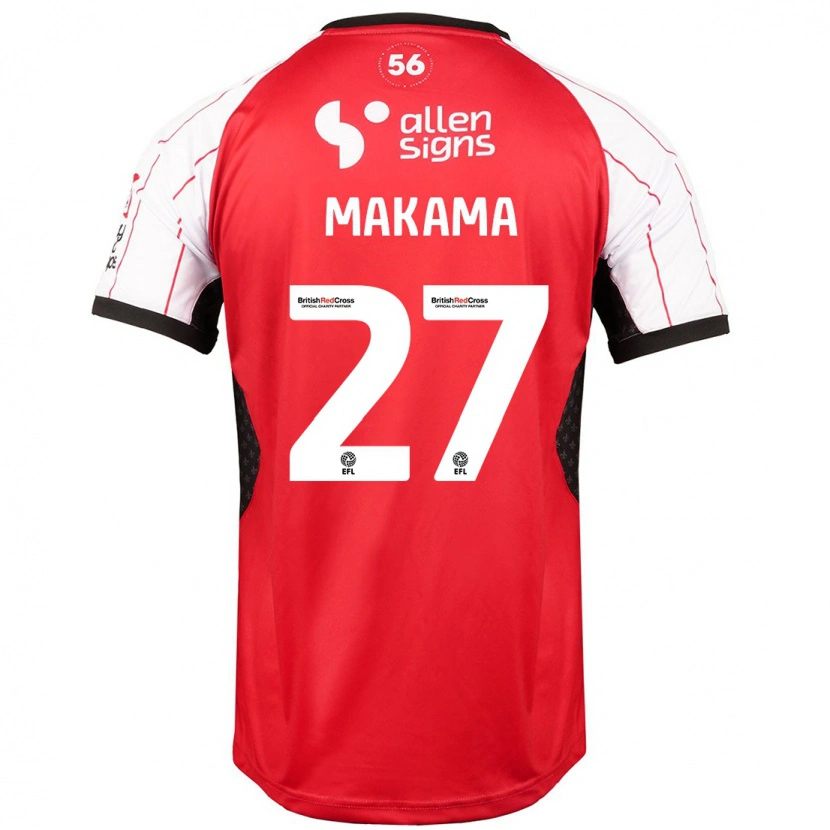 Danxen Kinder Jovon Makama #27 Weiß Heimtrikot Trikot 2024/25 T-Shirt