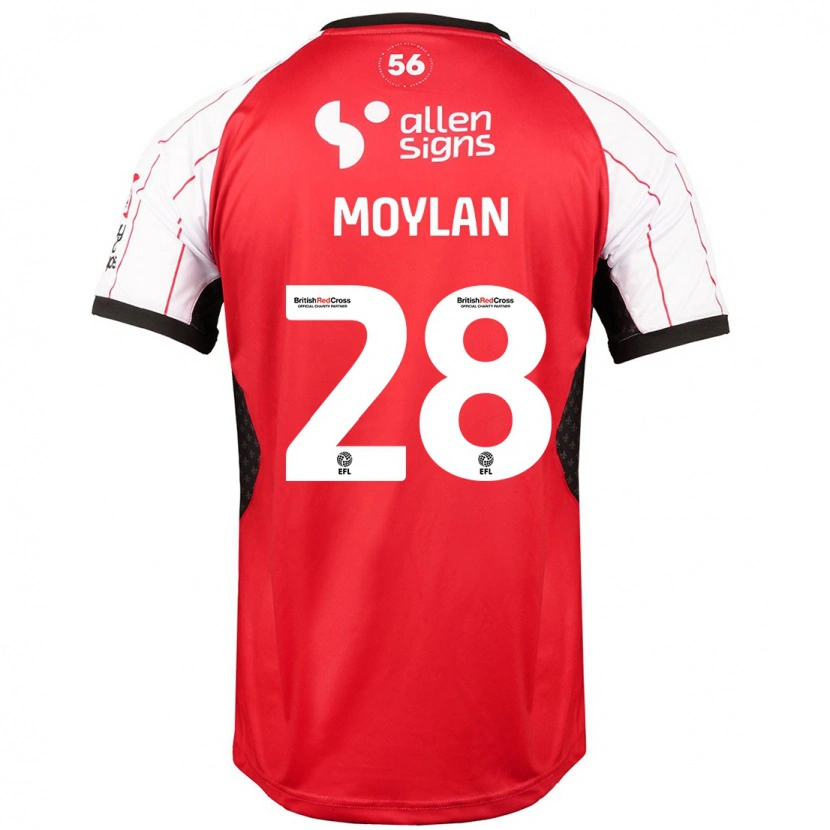 Danxen Kinder Jack Moylan #28 Weiß Heimtrikot Trikot 2024/25 T-Shirt