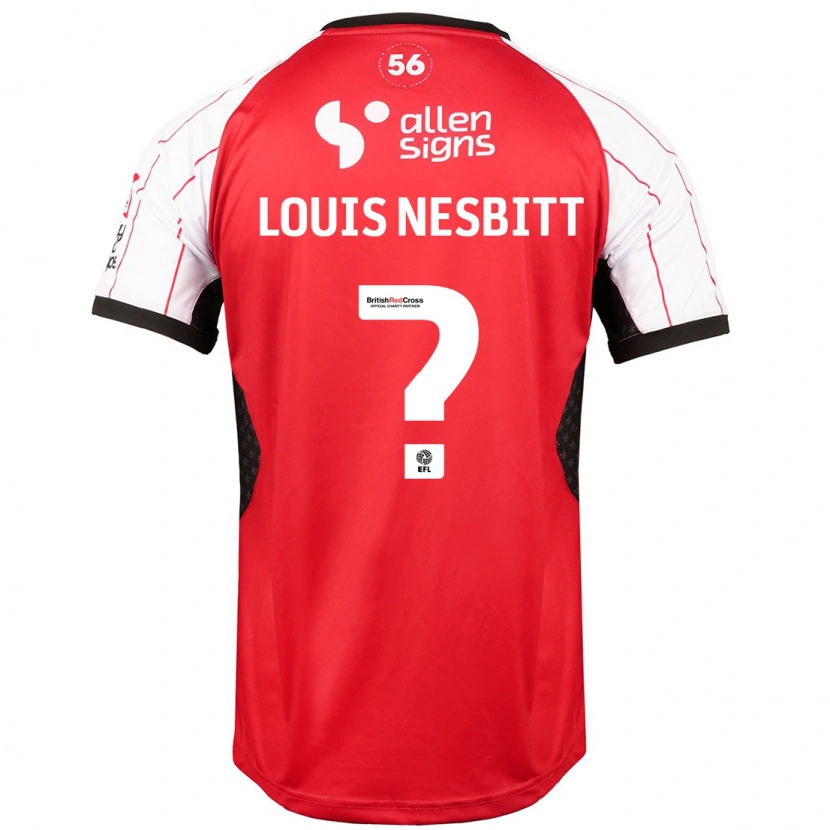 Danxen Kinder Louis Nesbitt #0 Weiß Heimtrikot Trikot 2024/25 T-Shirt