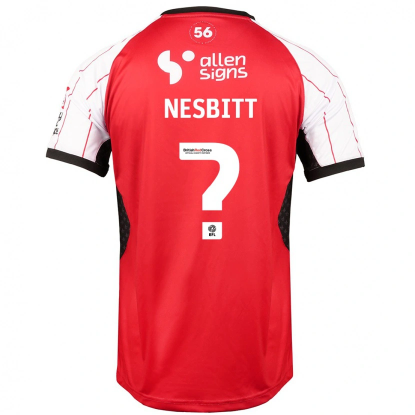 Danxen Kinder Tom Nesbitt #0 Weiß Heimtrikot Trikot 2024/25 T-Shirt