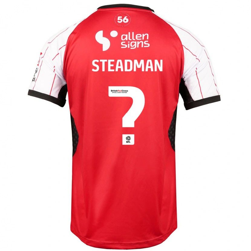 Danxen Kinder Jodie Steadman #0 Weiß Heimtrikot Trikot 2024/25 T-Shirt