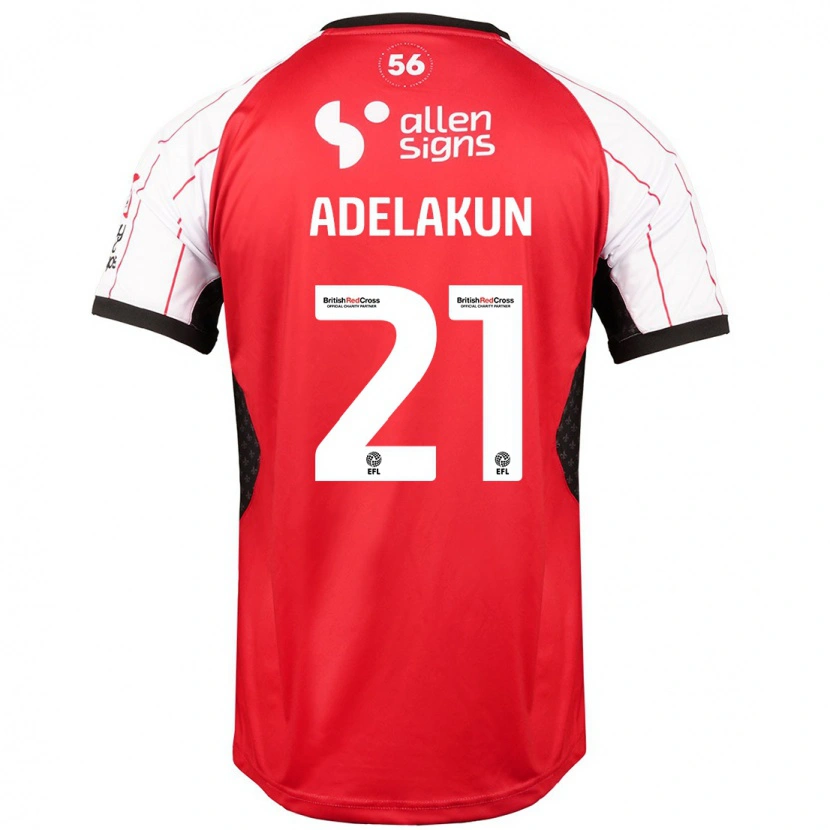 Danxen Kinder Hakeeb Adelakun #21 Weiß Heimtrikot Trikot 2024/25 T-Shirt