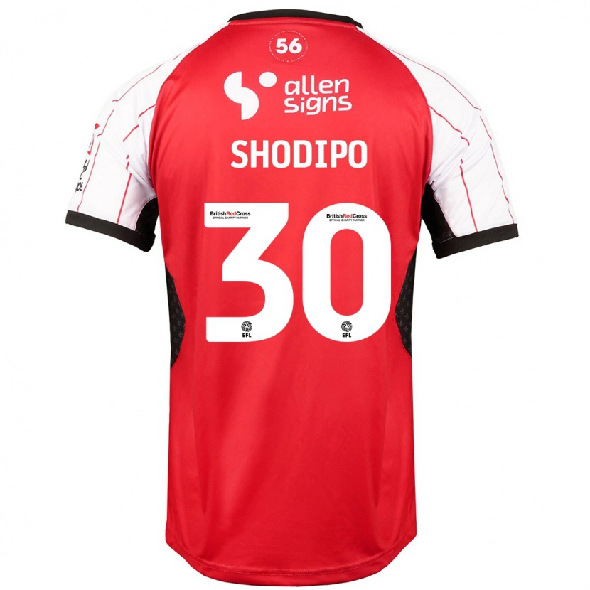 Danxen Kinder Olamide Shodipo #30 Weiß Heimtrikot Trikot 2024/25 T-Shirt