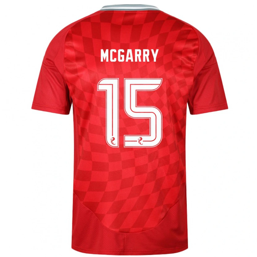 Danxen Kinder James Mcgarry #15 Rot Heimtrikot Trikot 2024/25 T-Shirt