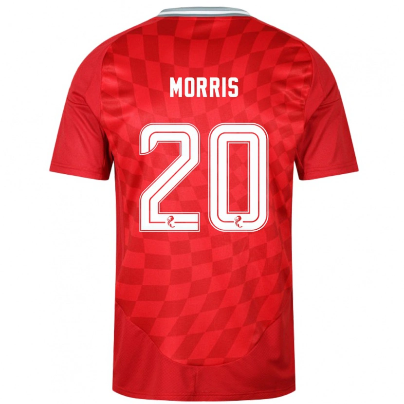 Danxen Kinder Shayden Morris #20 Rot Heimtrikot Trikot 2024/25 T-Shirt