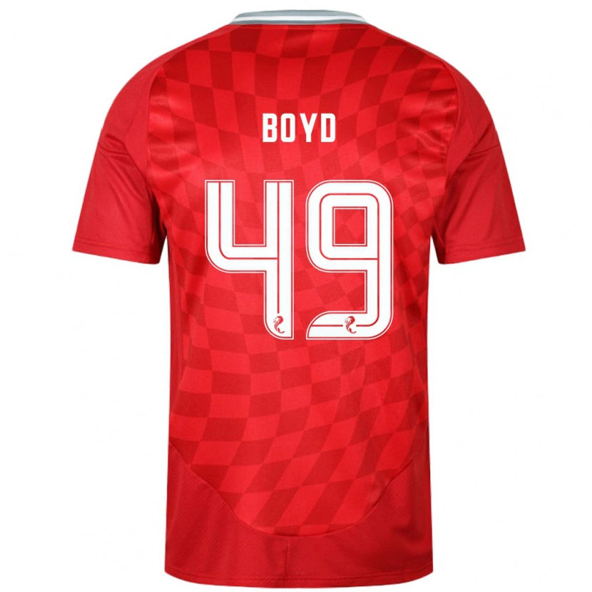 Danxen Kinder Fletcher Boyd #49 Rot Heimtrikot Trikot 2024/25 T-Shirt