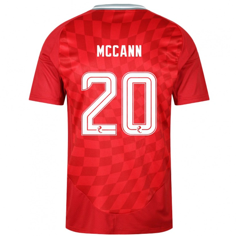 Danxen Kinder Annalisa Mccann #20 Rot Heimtrikot Trikot 2024/25 T-Shirt