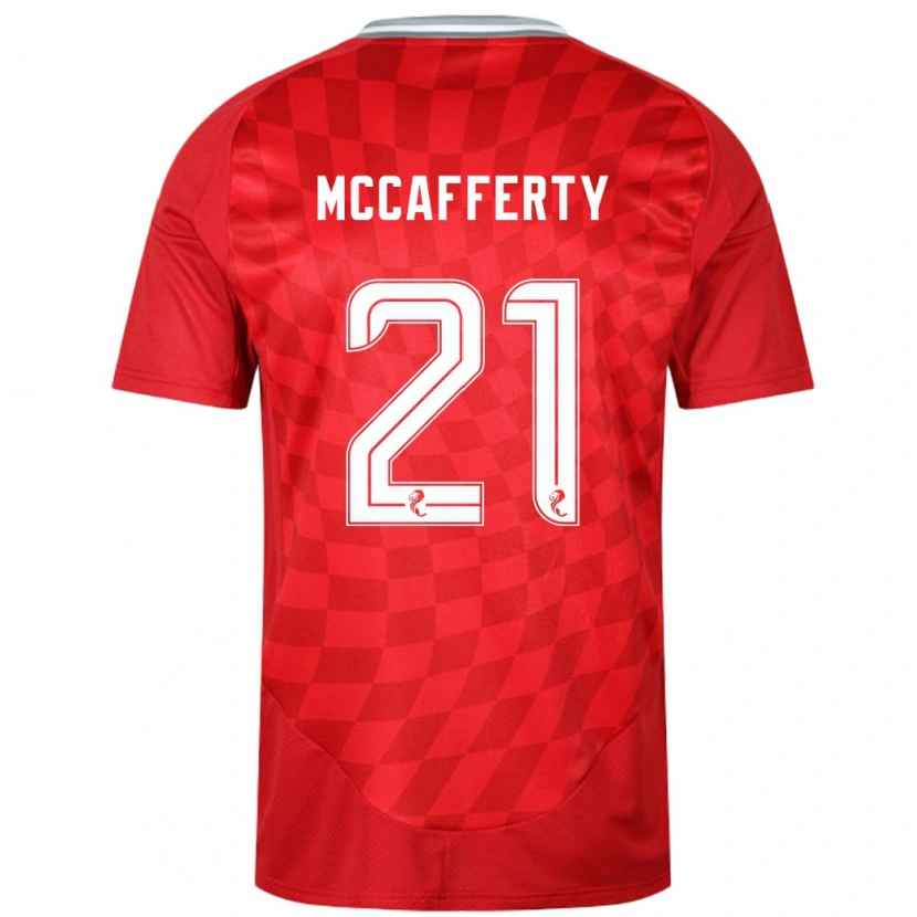 Danxen Kinder Eirinn Mccafferty #21 Rot Heimtrikot Trikot 2024/25 T-Shirt